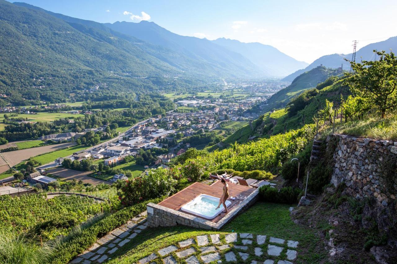 Wine Hotel Retici Balzi Poggiridenti Luaran gambar