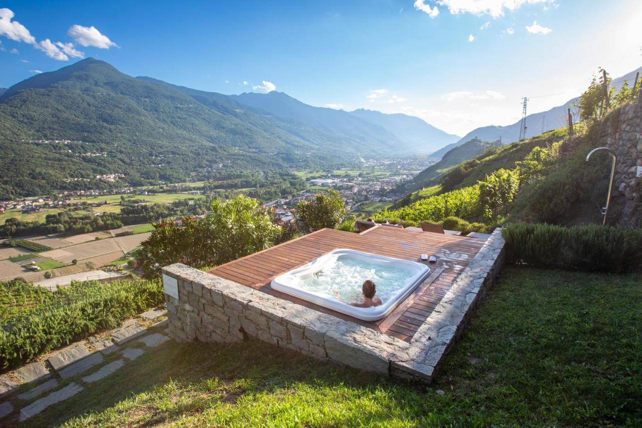 Wine Hotel Retici Balzi Poggiridenti Luaran gambar