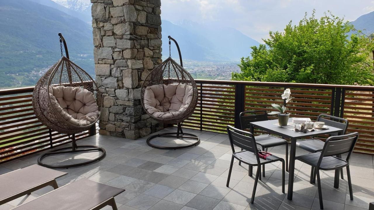 Wine Hotel Retici Balzi Poggiridenti Luaran gambar